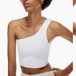 Aritzia Babaton one shoulder top. Never worn